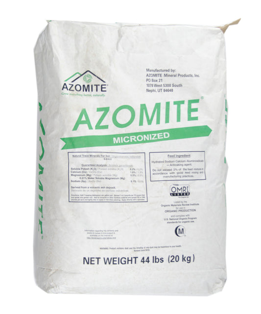 Micronized Azomite 44 lbs. Volcanic mineral powder soil ammendment.